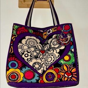 Brighton LOVE Tote Bag EUC